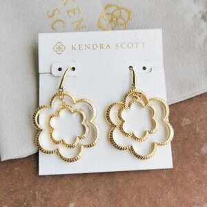 Kendra Scott Susie Open Frame Earrings Gold